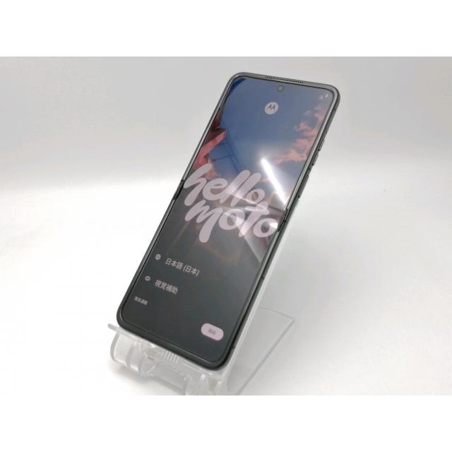 中古】MOTOROLA 国内版 【SIMフリー】 motorola razr 50 コアラグレイ