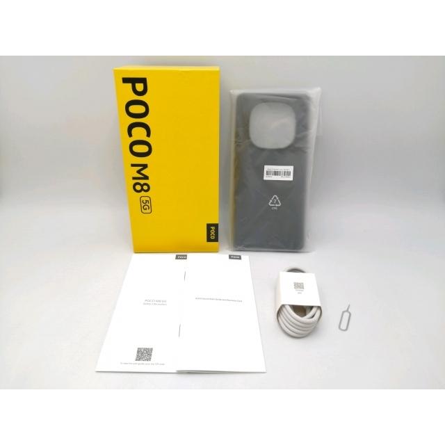 中古】Xiaomi 海外版 【SIMフリー】 POCO M8 5G ブラック 8GB 512GB