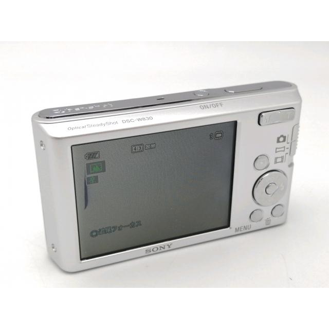 中古】SONY Cyber-Shot DSC-W830 シルバー【ECセンター】保証期間1