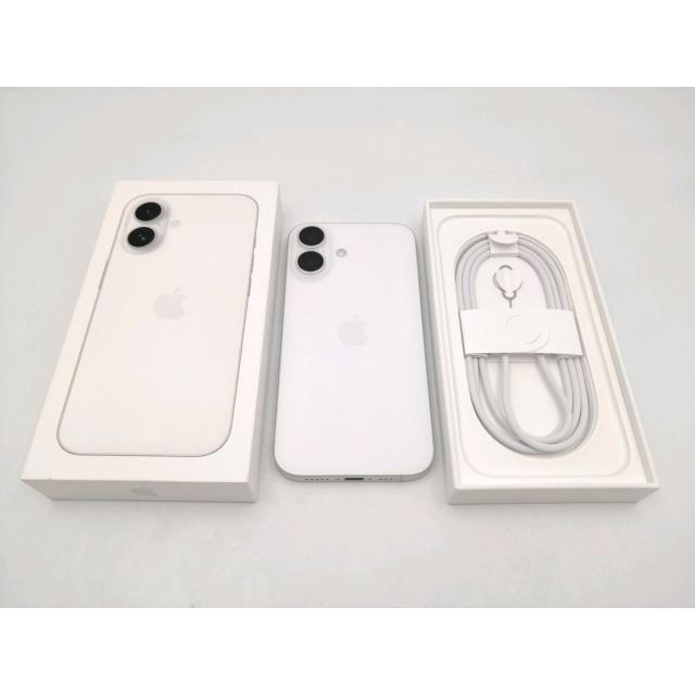 中古】Apple 国内版 【SIMフリー】 iPhone 16 256GB ホワイト MYDX3J/A
