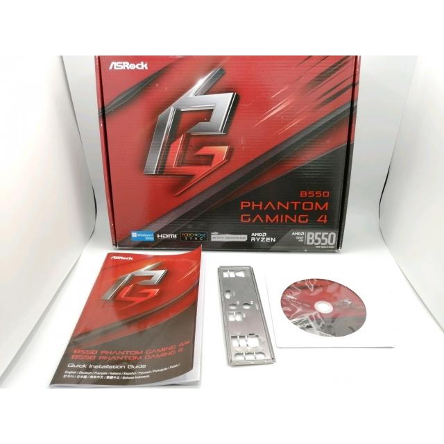 中古】ASRock B550 Phantom Gaming 4 B550/AM4/ATX【ECセンター】保証