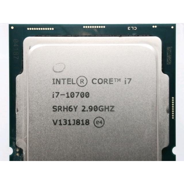 中古】Intel Core i7-10700 (2.9GHz/TB:4.8GHz) bulk LGA1200/8C/16T