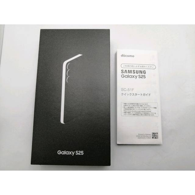 中古】SAMSUNG docomo 【SIMフリー】 Galaxy S25 シルバーシャドウ