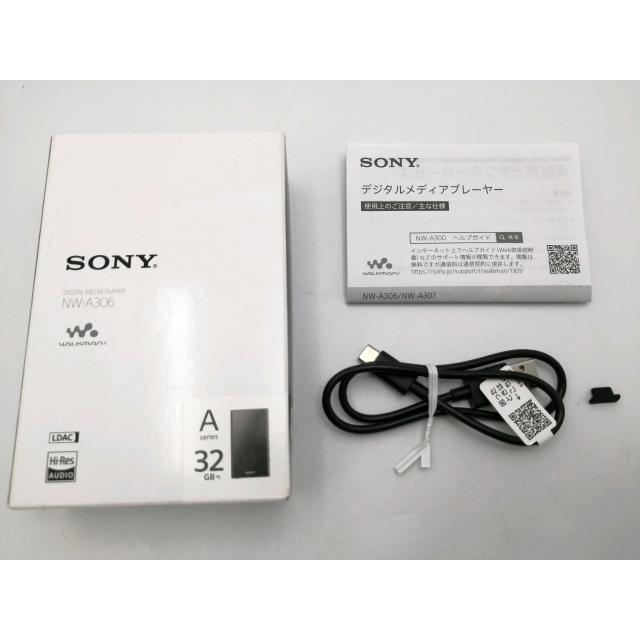 中古】SONY WALKMAN(ウォークマン) NW-A306(B) 32GB ブラック【EC