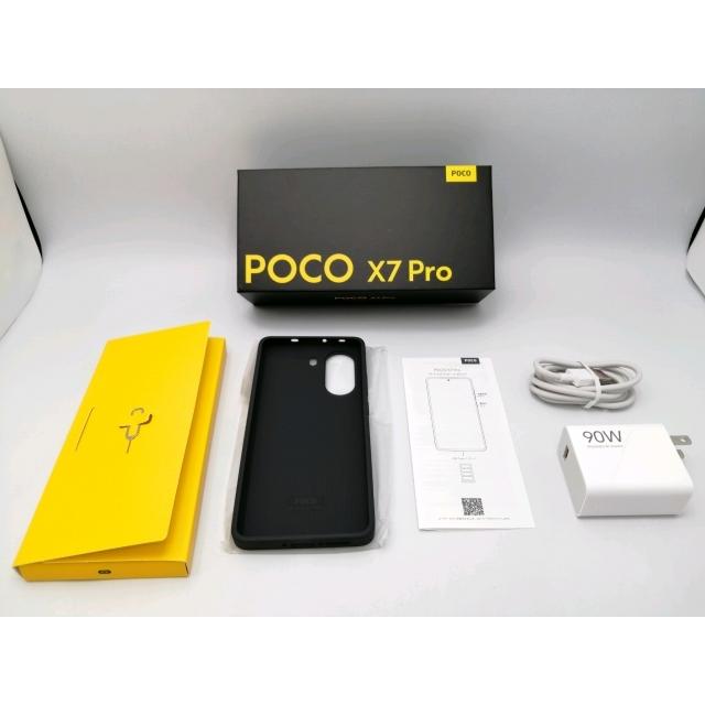 中古】Xiaomi 【SIMフリー】 Poco X7 Pro イエロー 12GB 512GB