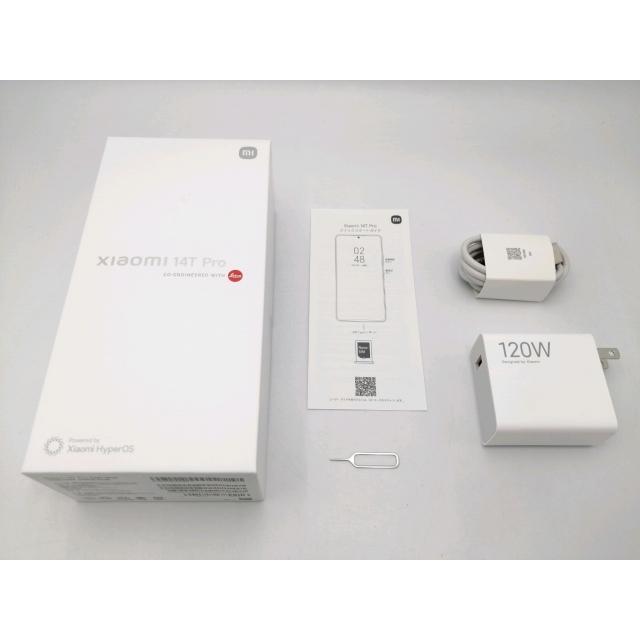 中古】Xiaomi 国内版 【SIMフリー】 Xiaomi 14T Pro 12GB 256GB チタン