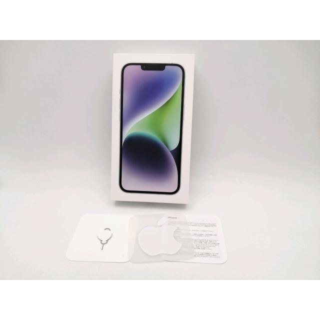 中古】Apple 楽天モバイル 【SIMフリー】 iPhone 14 256GB パープル