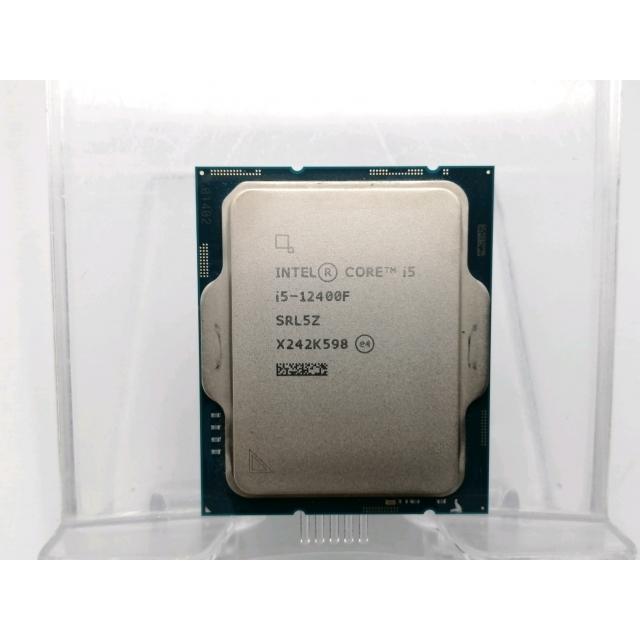 Intel Core i5-12400F CPU 本体のみ 動作確認済 中古】Intel Core i5-12400F(2.5GHz) Box LGA1700/6C(P:6C/E:0C)/12T