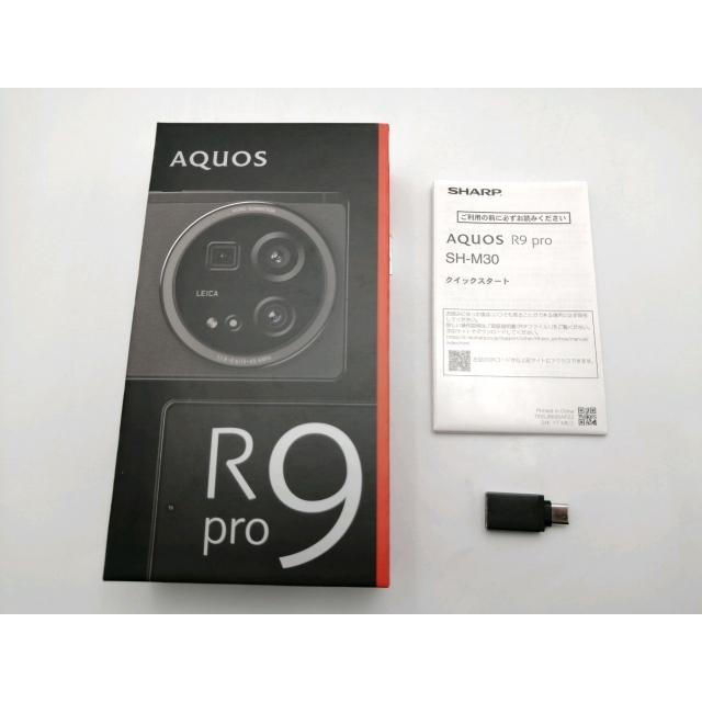 中古】SHARP 国内版 【SIMフリー】 AQUOS R9 pro ブラック 12GB 512GB