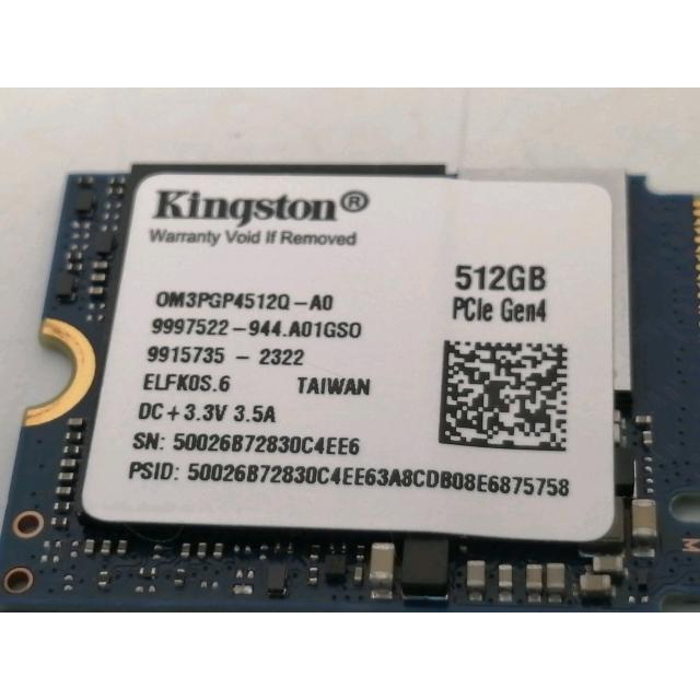 中古】各社 512GB SSD (M.2 2230/PCIe4.0 NVMe)【ECセンター】保証期間