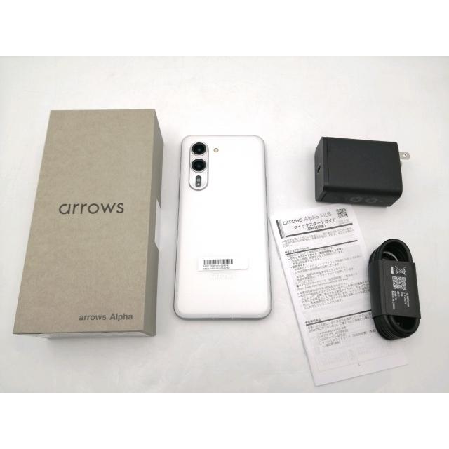 中古】FCNT 国内版 【SIMフリー】 arrows Alpha ホワイト 12GB 512GB