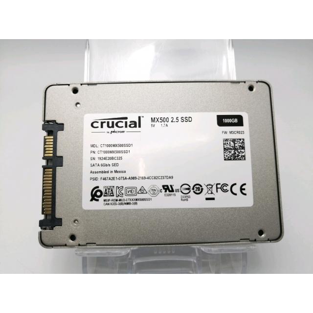 中古】Crucial CT1000MX500SSD1 1TB/SSD/6GbpsSATA/2018年1月/3D TLC
