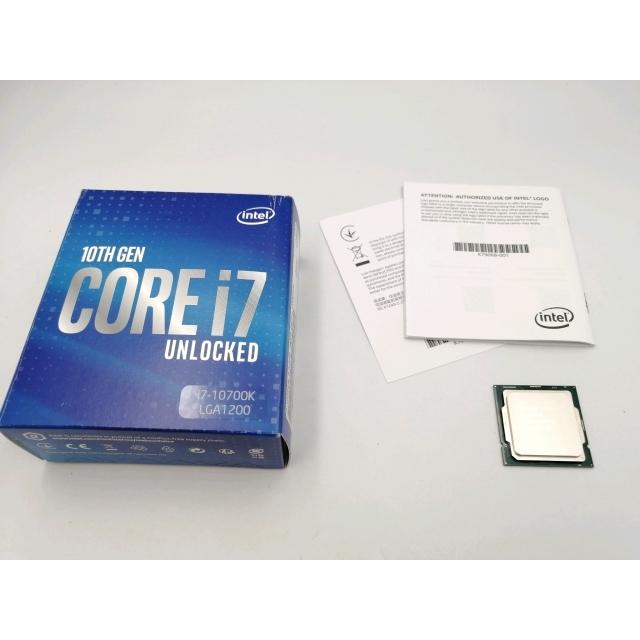 中古】Intel Core i7-10700K (3.8GHz/TB:5.1GHz) BOX LGA1200/8C/16T