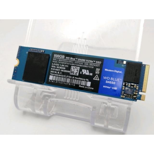 中古】W.D. WD Blue SN550(WDS500G2B0C) 500GB/M.2 2280(PCIe3.0 NVMe
