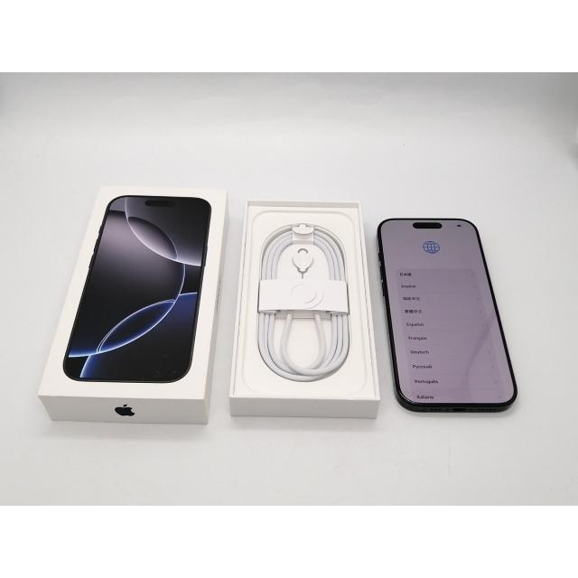 中古】Apple 国内版 【SIMフリー】 iPhone 16 Pro 512GB ブラック