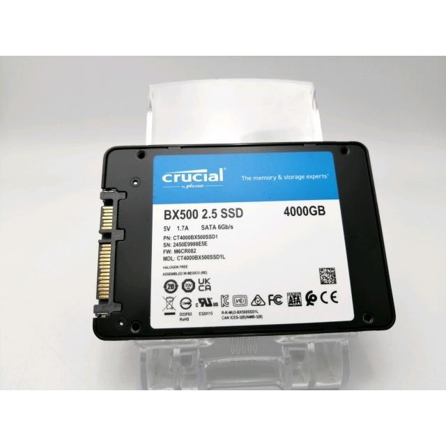 中古】Crucial BX500 CT4000BX500SSD1JP 4TB/SATA【ECセンター】保証