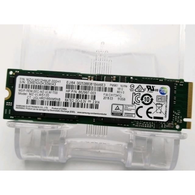【新品未開封】M.2 2280 NVMe SSD 512GB PCIe3.0 中古】各社 512GB SSD (M.2 2280/PCIe3.0 NVMe)【ECセンター】保証期間