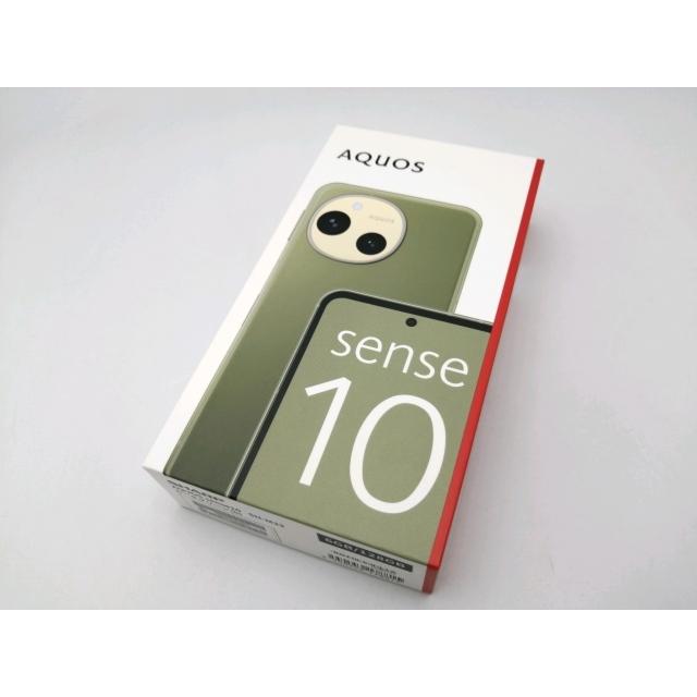 未使用】SHARP mineo 【SIMフリー】 AQUOS sense10 6GB 128GB カーキ