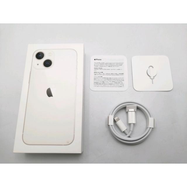 iPhone 13 mini 512GB SIMフリー スターライト 未使用 iPhone 13 mini 【中古】Apple 国内版 【SIMフリー】 512GB スター
