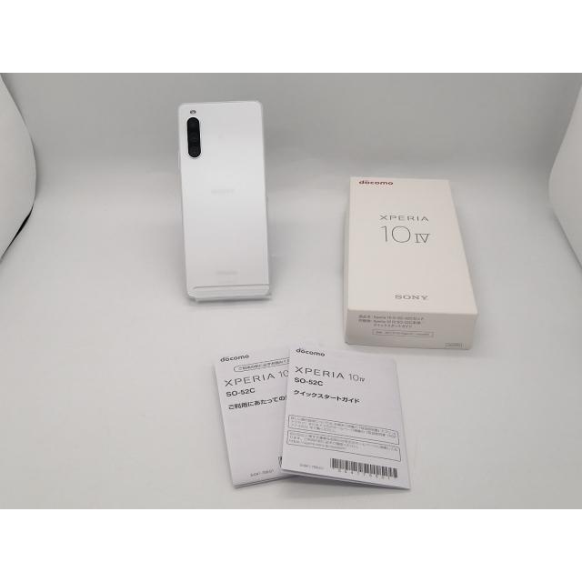 中古】SONY docomo 【SIMフリー】 Xperia 10 IV ホワイト 6GB 128GB SO