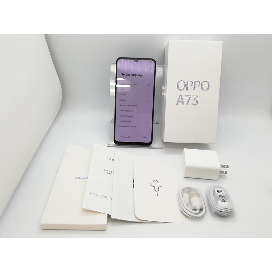 中古】Oppo 楽天モバイル 【SIMフリー】 OPPO A73 ネービーブルー 4GB
