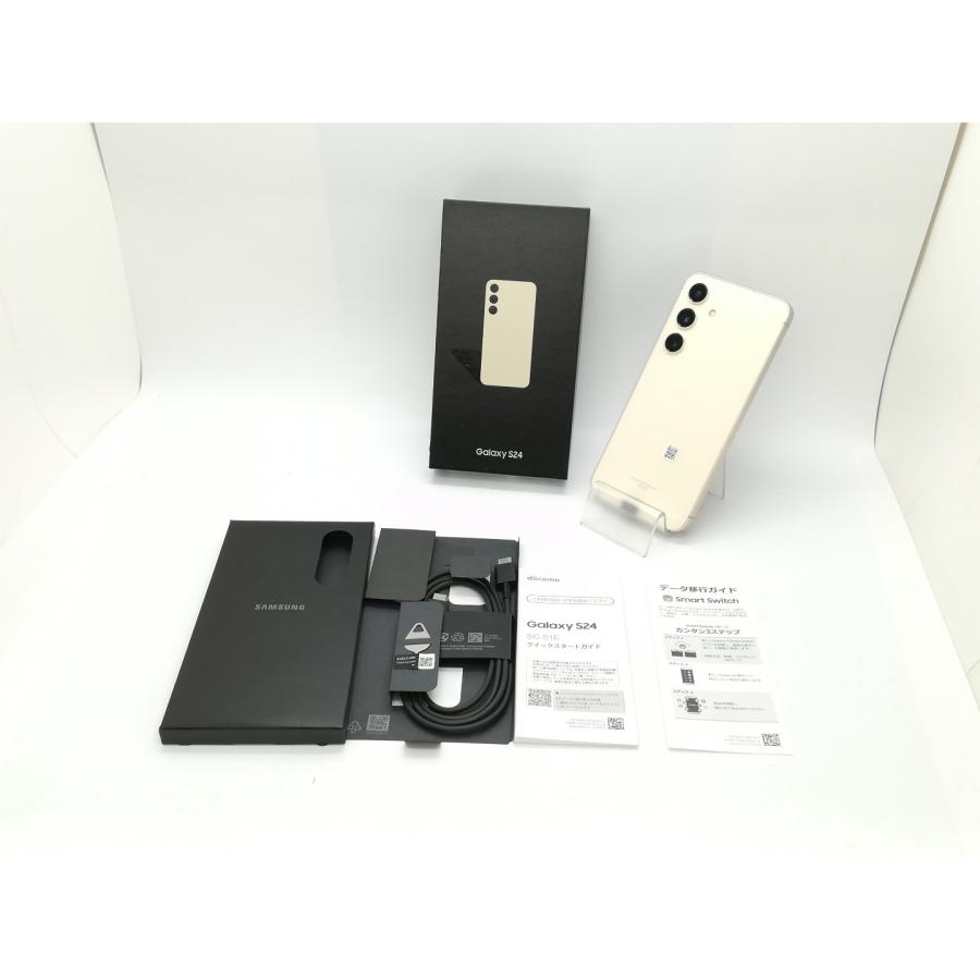 未使用】SAMSUNG docomo 【SIMフリー】 Galaxy S24 アンバーイエロー 