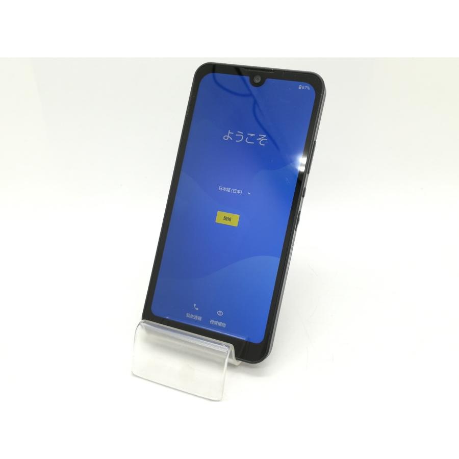 中古】SHARP SoftBank 【SIMフリー】 AQUOS wish チャコール 4GB 64GB
