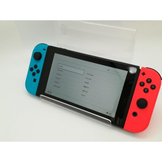 中古】Nintendo Switch 本体 Joy-Con(L) ネオンブルー/(R) ネオン
