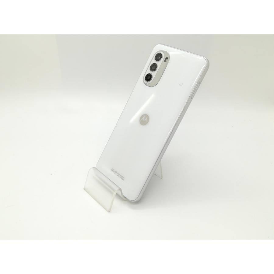 中古】MOTOROLA 国内版 【SIMフリー】 moto g52j 5G II パールホワイト