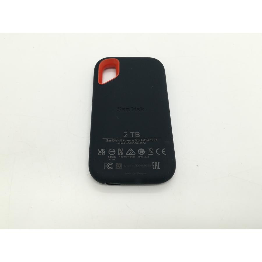 中古】SanDisk 【ポータブルSSD】エクストリーム SDSSDE61-2T00-G25