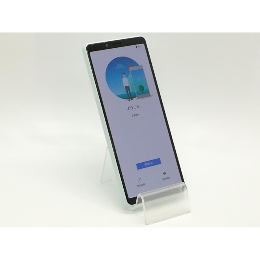 中古】SONY au 【SIMロック解除済み】 Xperia 10 II ミント 4GB 64GB