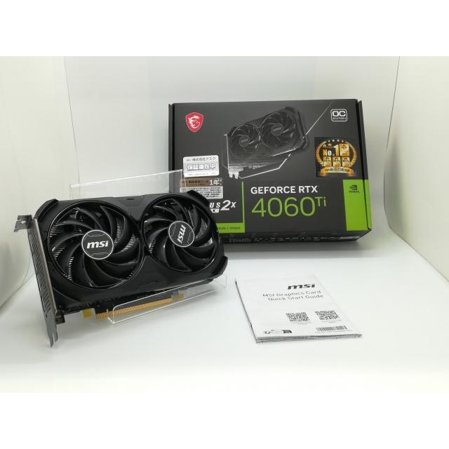 中古】MSI GeForce RTX 4060 Ti VENTUS 2X BLACK 16G OC RTX4060Ti