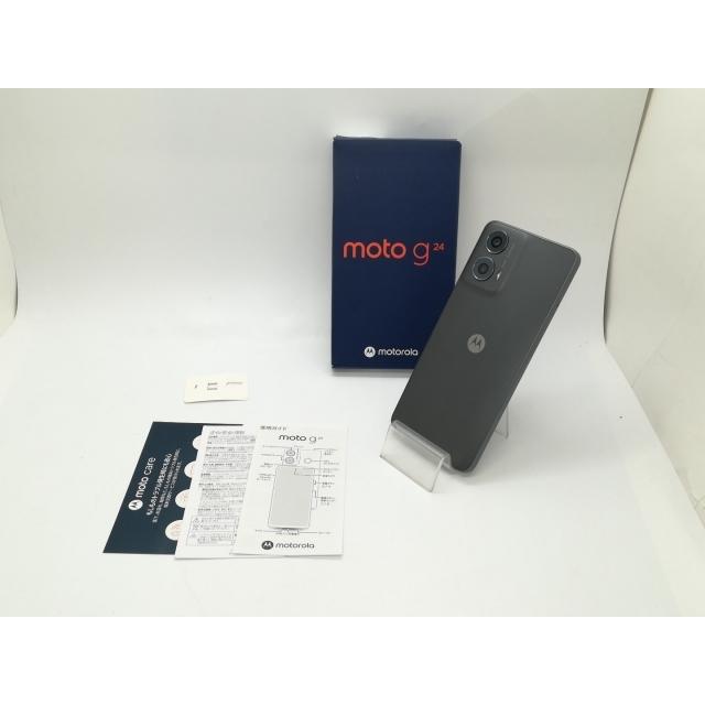 中古】MOTOROLA 国内版 【SIMフリー】 moto g24 マットチャコール 8GB