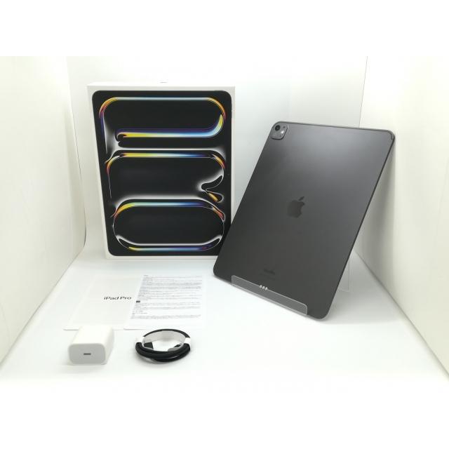 【美品】iPad Pro 13インチ M4 1TB Wi-Fi 13インチiPad Pro Wi‑Fiモデル 1TB（標準ガラス搭載）- スペース