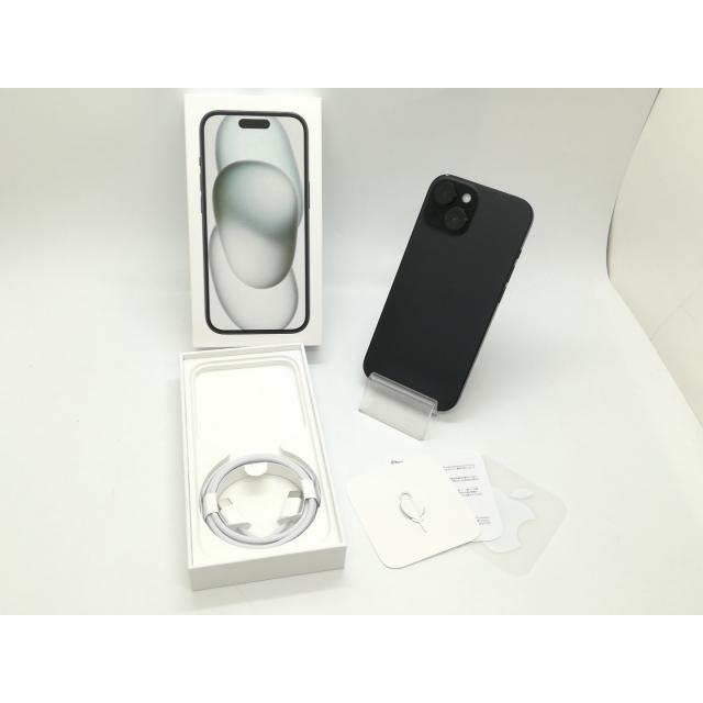 中古】Apple 国内版 【SIMフリー】 iPhone 15 128GB ブラック MTMH3J/A