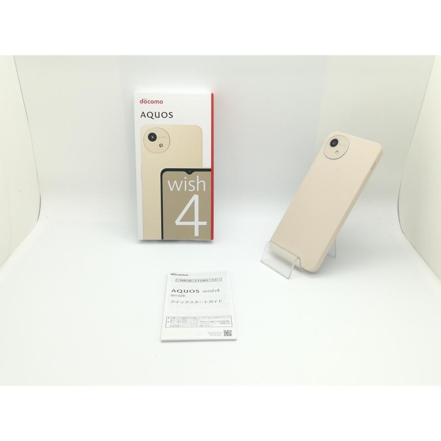 中古】SHARP docomo 【SIMフリー】 AQUOS wish4 ホワイト 4GB 64GB SH
