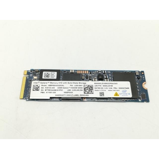 中古】Intel Optane Memory H10 HBRPEKNX0203AL【1TB NVMe PCIe3.0