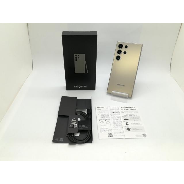 中古】SAMSUNG 国内版 【SIMフリー】 Galaxy S24 Ultra チタニウム