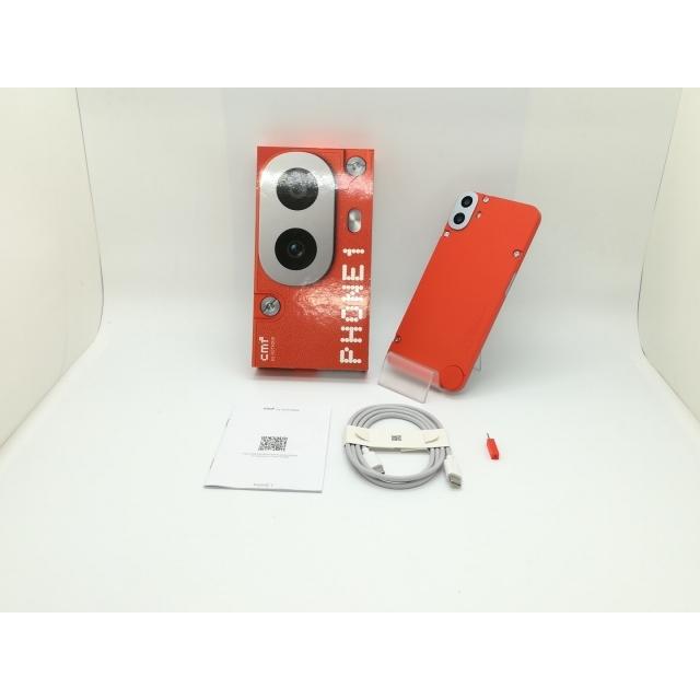 中古】NOTHING 【SIMフリー】 CMF Phone 1 8GB 128GB オレンジ【静岡