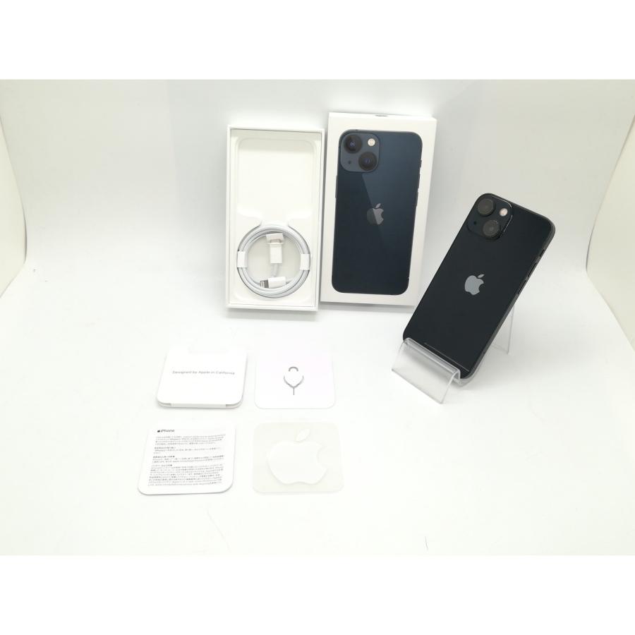 【中古】Apple 楽天モバイル 【SIMフリー】 iPhone 13 mini 128GB ミッドナイト MLJC3J/A【静岡】保証期間１ヶ月【ランクA】の画像