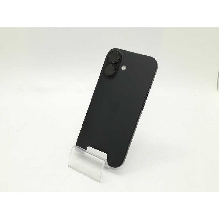 【未使用】Apple 国内版 【SIMフリー】 iPhone 16 128GB ブラック MYDQ3J/A【OSU301】保証期間３ヶ月の画像