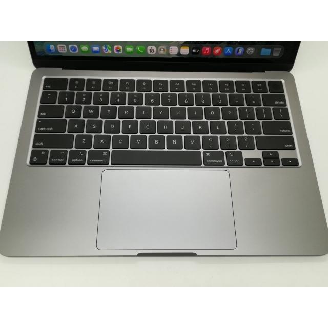 【中古】Apple MacBook Air 13インチ CTO (M2,2022) スペースグレイ M2(CPU:8C/GPU:8C)/16G/256G/30W AC【静岡】保証期間１ヶ月【ランクA】の画像