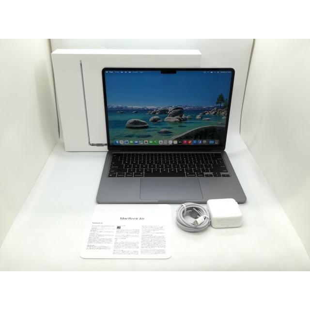 【中古】Apple MacBook Air 13インチ CTO (M2,2022) スペースグレイ M2(CPU:8C/GPU:8C)/16G/256G/30W AC【静岡】保証期間１ヶ月【ランクA】の画像