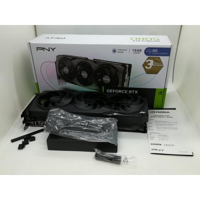 中古】PNY GeForce RTX 5080 16GB Overclocked Triple Fan