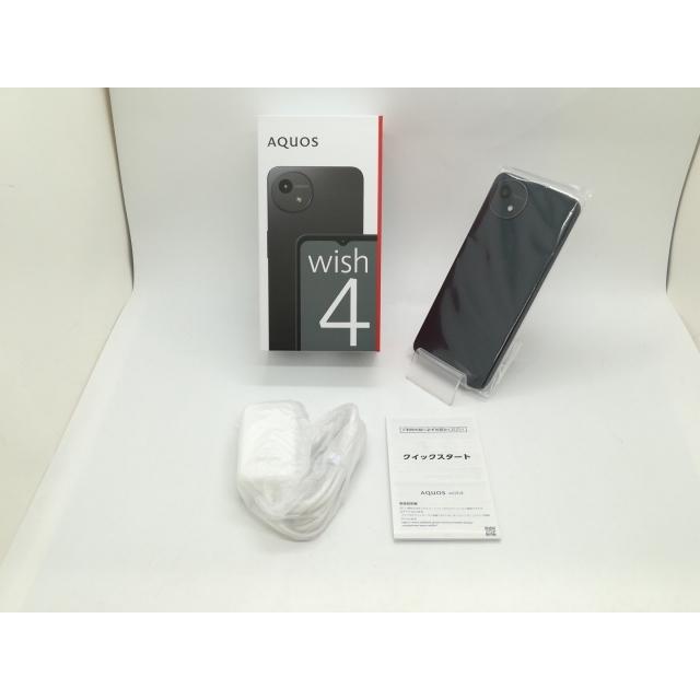 未使用】SHARP SoftBank 【SIMフリー】 AQUOS wish4 ブラック 4GB 64GB