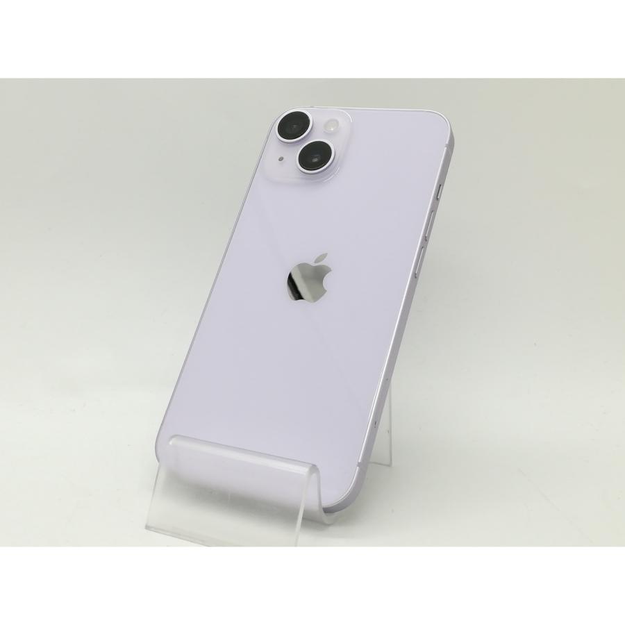 【中古】【赤ロム保証あり】Apple 楽天モバイル 【SIMフリー】 iPhone 14 128GB パープル MPUY3J/A【静岡】保証期間１ヶ月【ランクA】