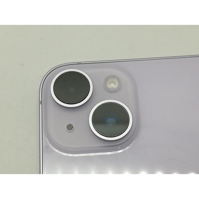 【中古】【赤ロム保証あり】Apple 楽天モバイル 【SIMフリー】 iPhone 14 128GB パープル MPUY3J/A【静岡】保証期間１ヶ月【ランクA】の画像