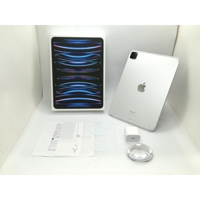 【中古】Apple 国内版 【SIMフリー】 11インチ iPad Pro（第4世代/2022） 256GB シルバー MNYF3J/A【ECセンター】保証期間１ヶ月【ランクC】の画像