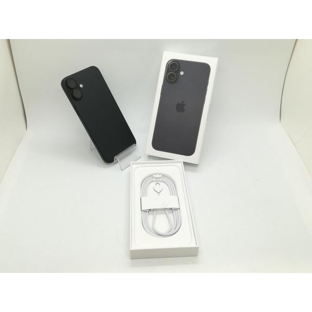【中古】Apple 国内版 【SIMフリー】 iPhone 16 Plus 128GB ブラック MXVA3J/A【静岡】保証期間１ヶ月【ランクA】の画像