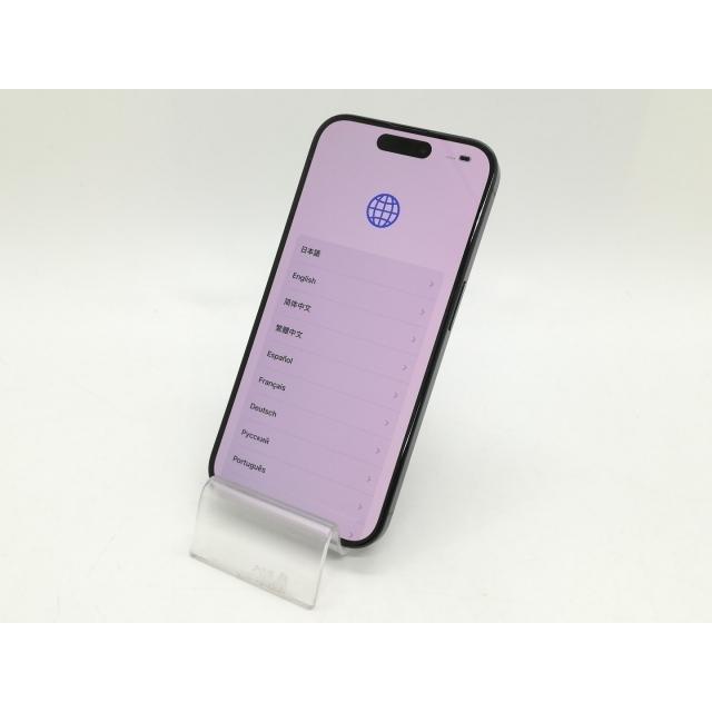 【中古】Apple SoftBank 【SIMフリー】 iPhone 15 Pro 128GB ブルーチタニウム MTUA3J/A【大須2】保証期間１ヶ月【ランクA】の画像